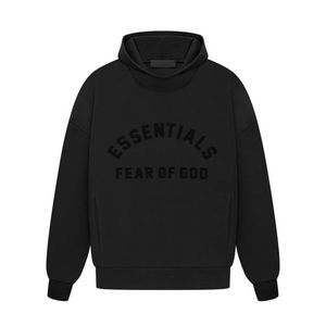 Essential Fear Of God hoodie size XXL jet black